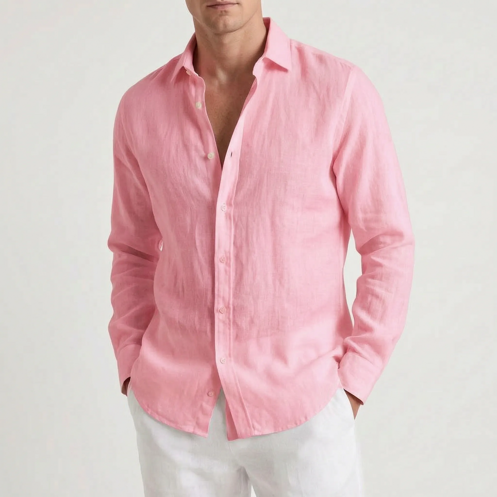 Kaelon  - Relaxed Long-Sleeved Summer Shirt Beach Holidays