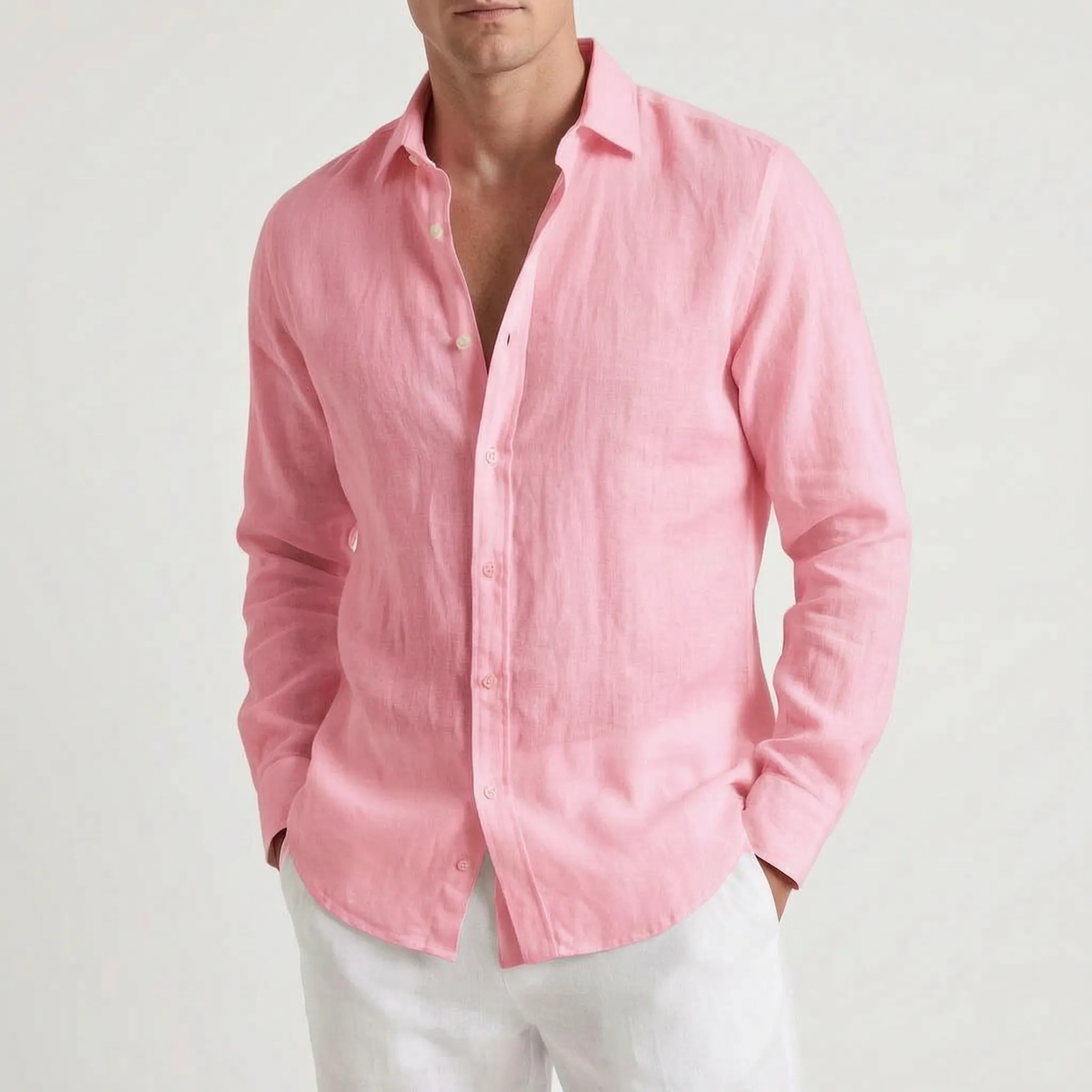 Kaelon  - Relaxed Long-Sleeved Summer Shirt Beach Holidays