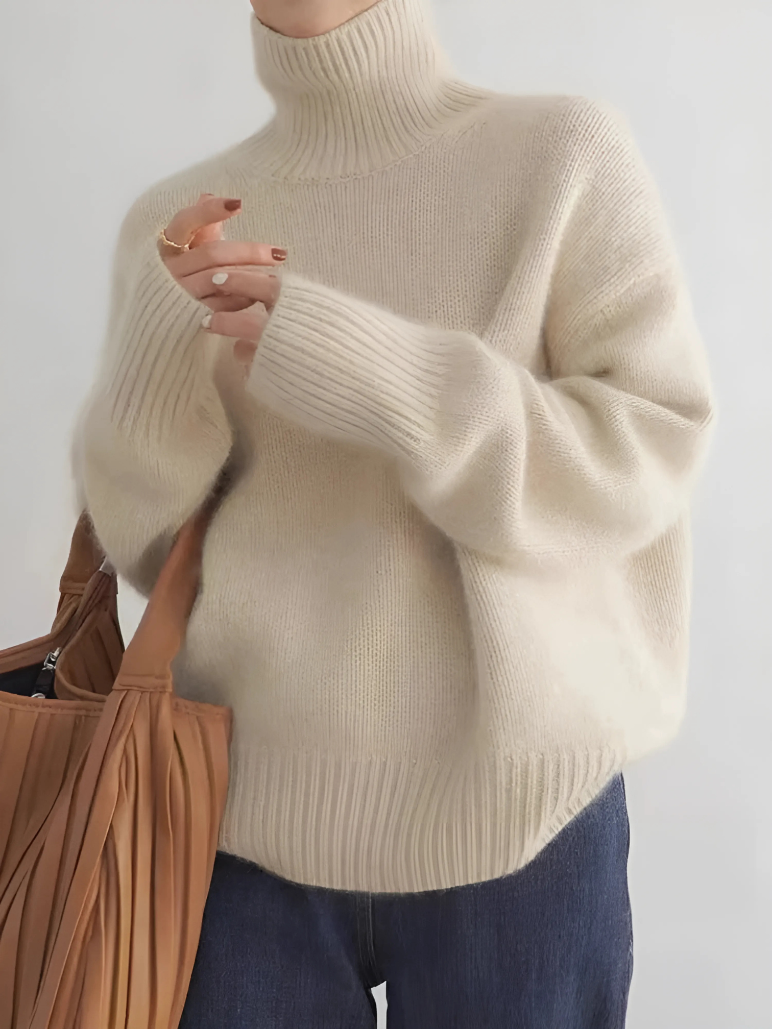 kaschmir-rollkragenpullover-damen-weiche-textur