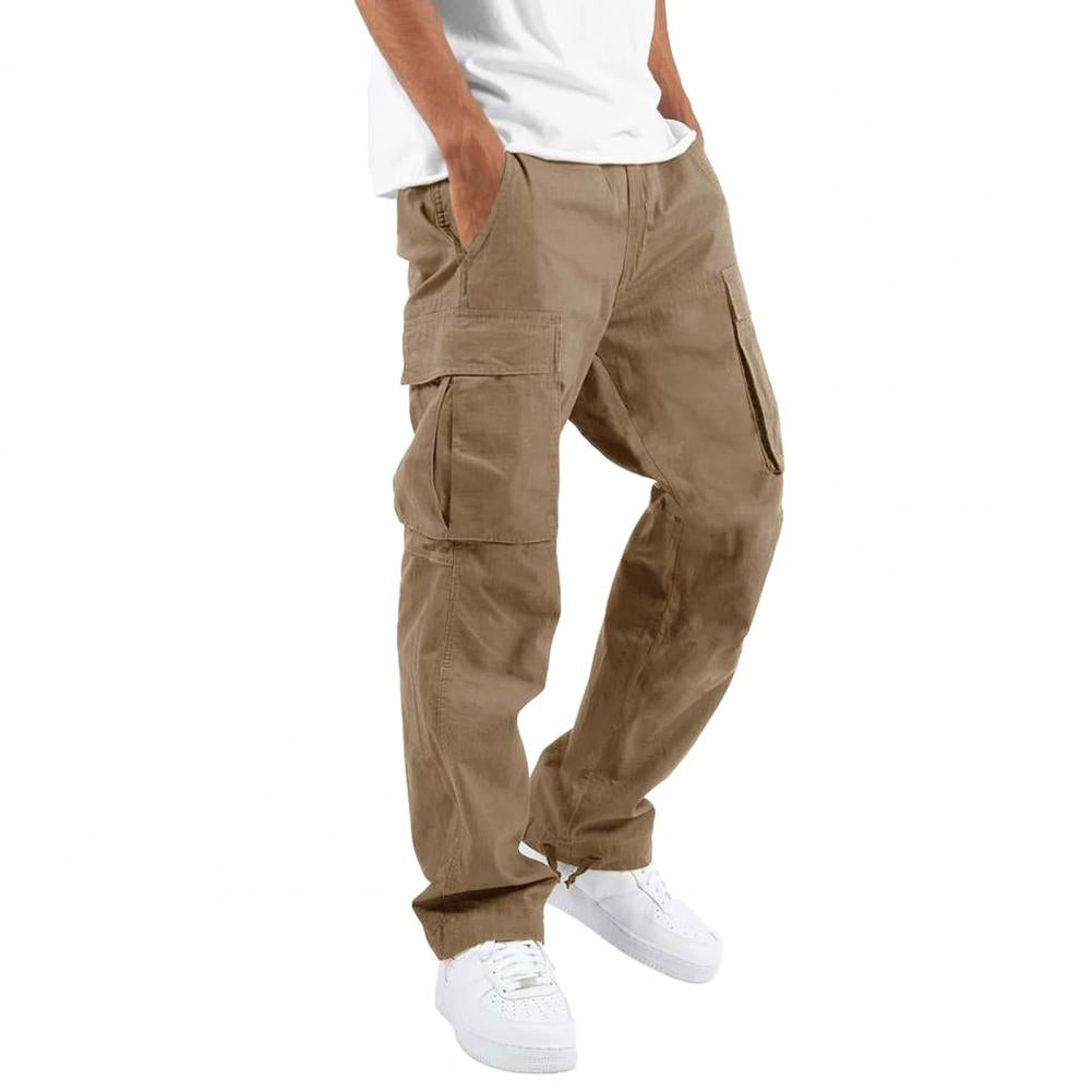 Men's Wide Leg Cargo Trousers