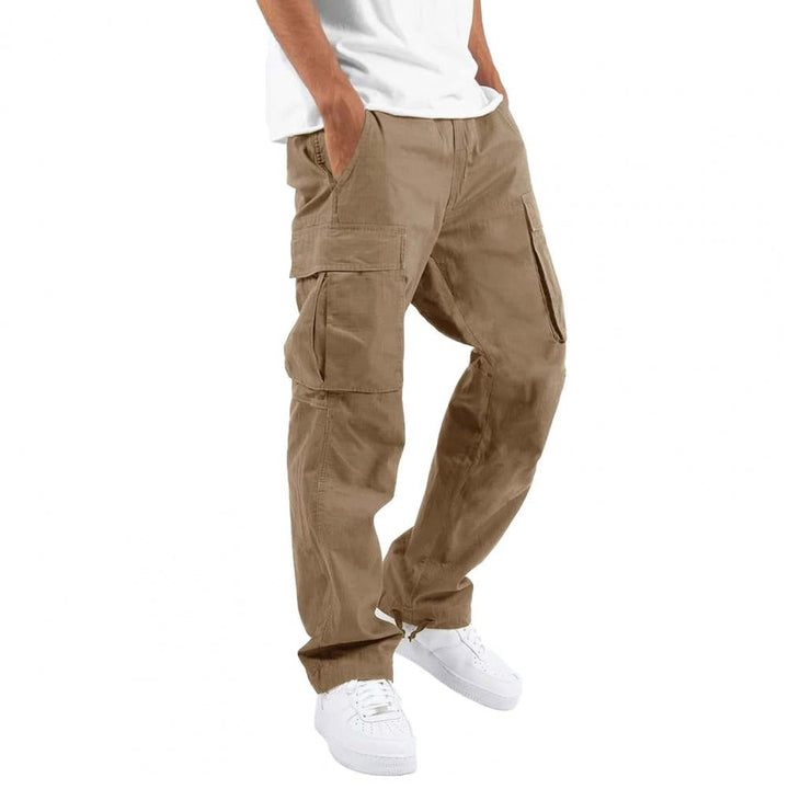 Men's Wide Leg Cargo Trousers