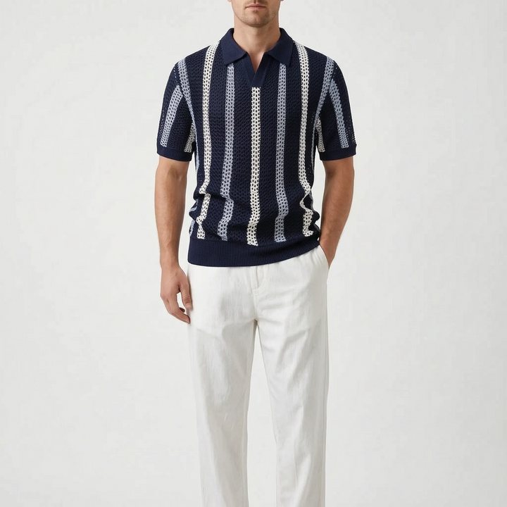 KnitHaven  - Open-Knit Casual Matching Set Warm Weather Styling