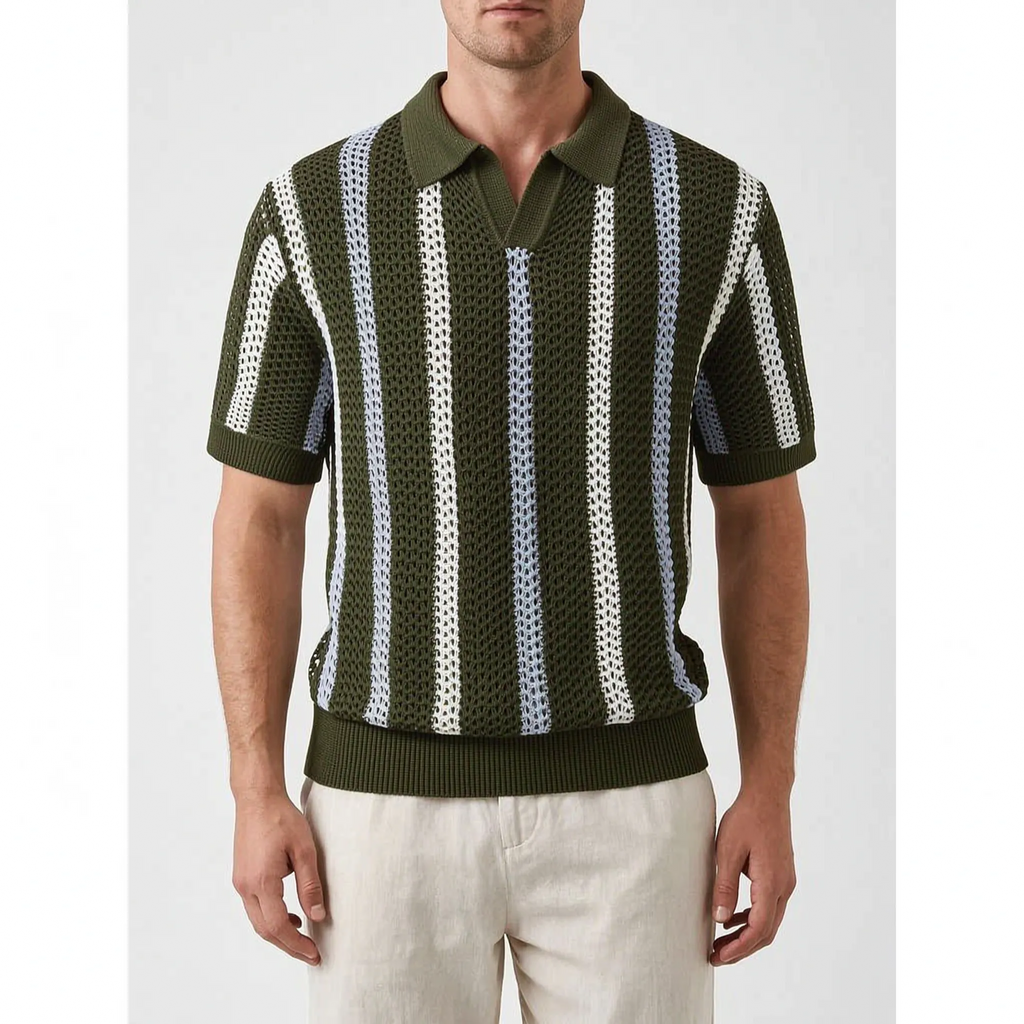 KnitHaven  - Open-Knit Casual Matching Set Warm Weather Styling