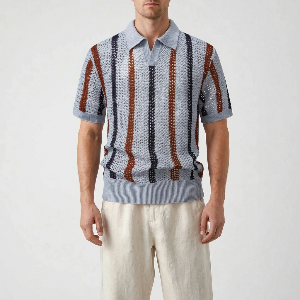 KnitHaven  - Open-Knit Casual Matching Set Warm Weather Styling