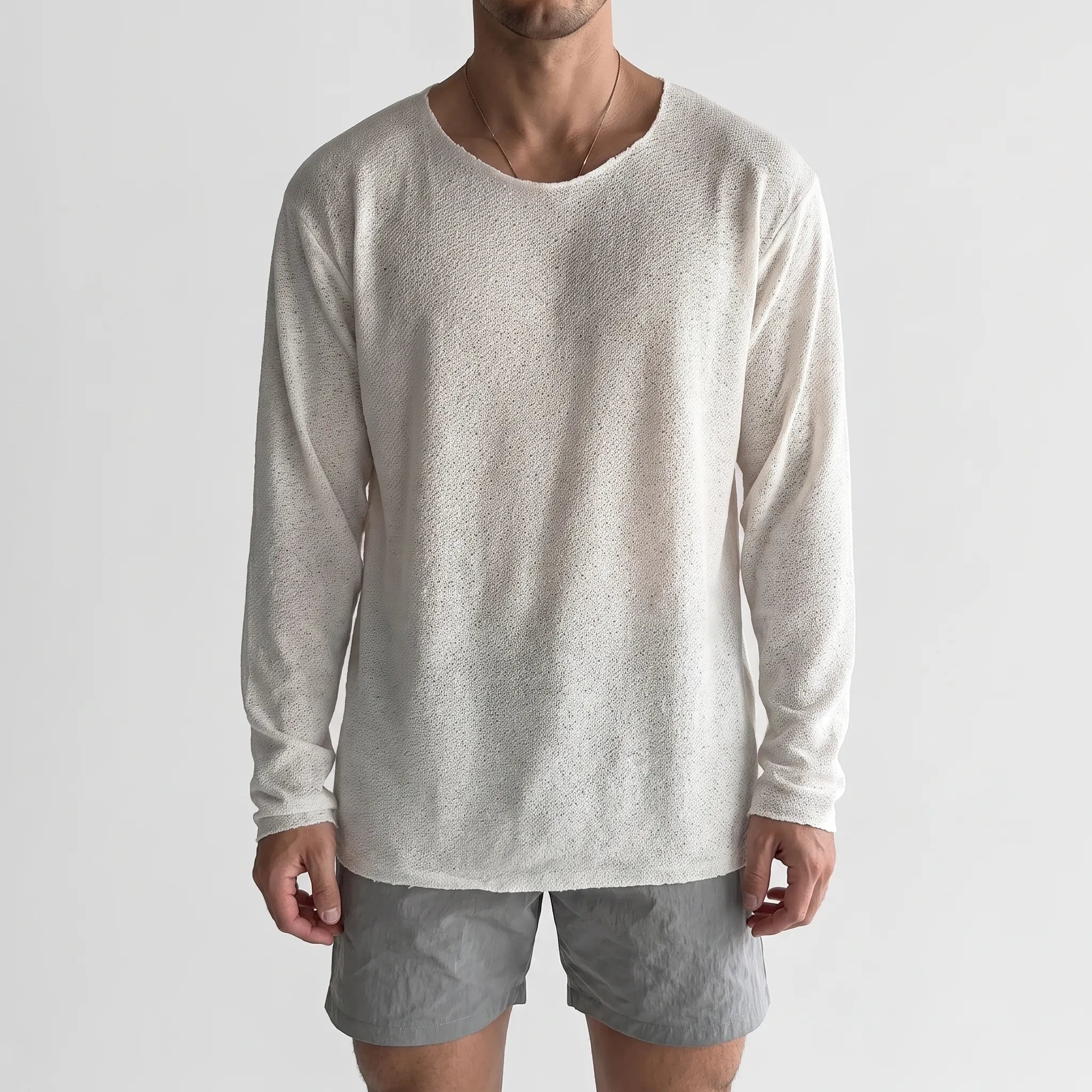 KnitVibe  - Lightweight Men's Knit Shirt Casual Outings