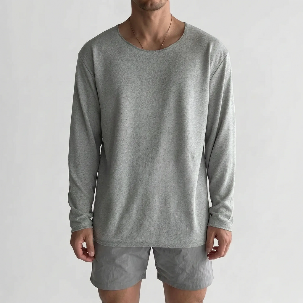 KnitVibe  - Lightweight Men's Knit Shirt Casual Outings