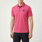 Knitwell  - Men's Knitted Short-Sleeved Polo Shirt Smart-Casual Outings