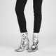 Women's patent ankle boots with pointed toes and high block heels