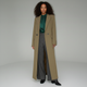 Women's Long Structured Tailored Coat