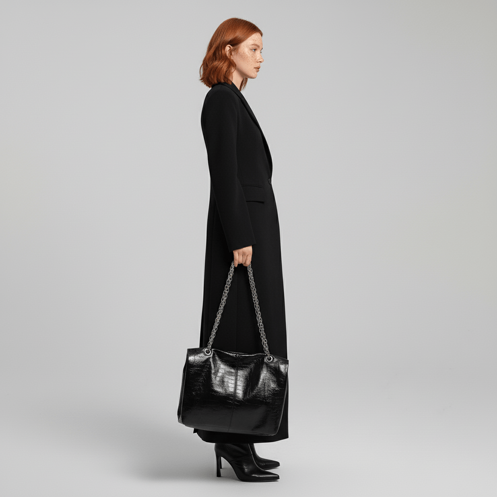 Women's Long Structured Tailored Coat