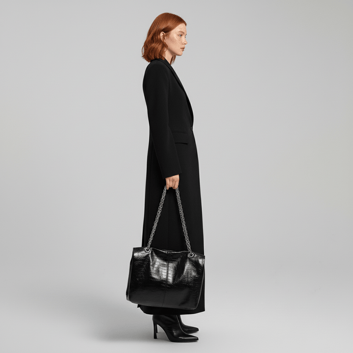 Women's Long Structured Tailored Coat