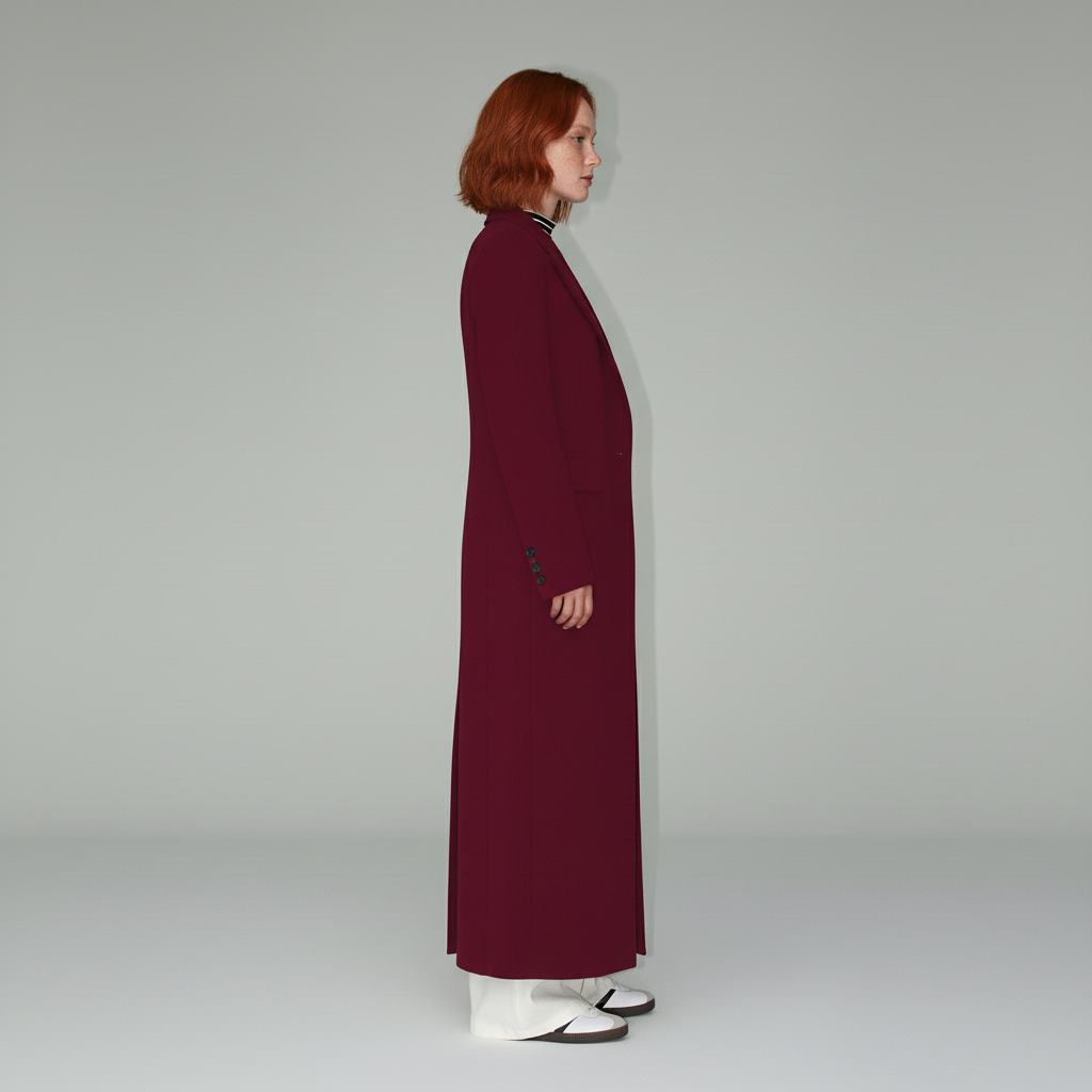 Women's Long Structured Tailored Coat