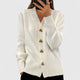 Women's open front cardigan with long sleeves