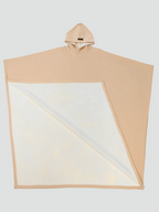 Unisex hooded poncho blanket with oversized fit