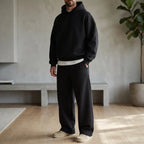 Louxis  - Relaxed Fit Matching Mens Tracksuit Set Relaxing At Home
