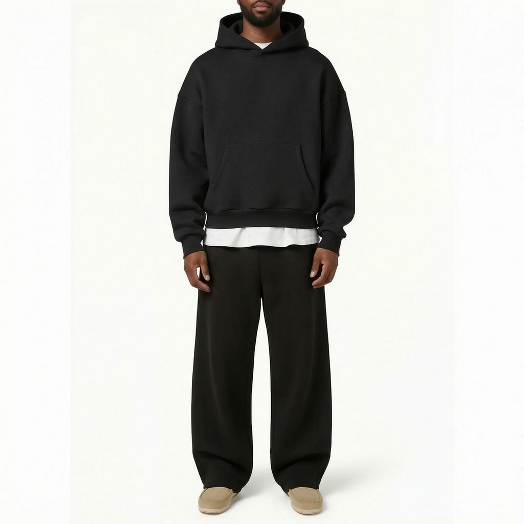 Louxis  - Relaxed Fit Matching Mens Tracksuit Set Relaxing At Home
