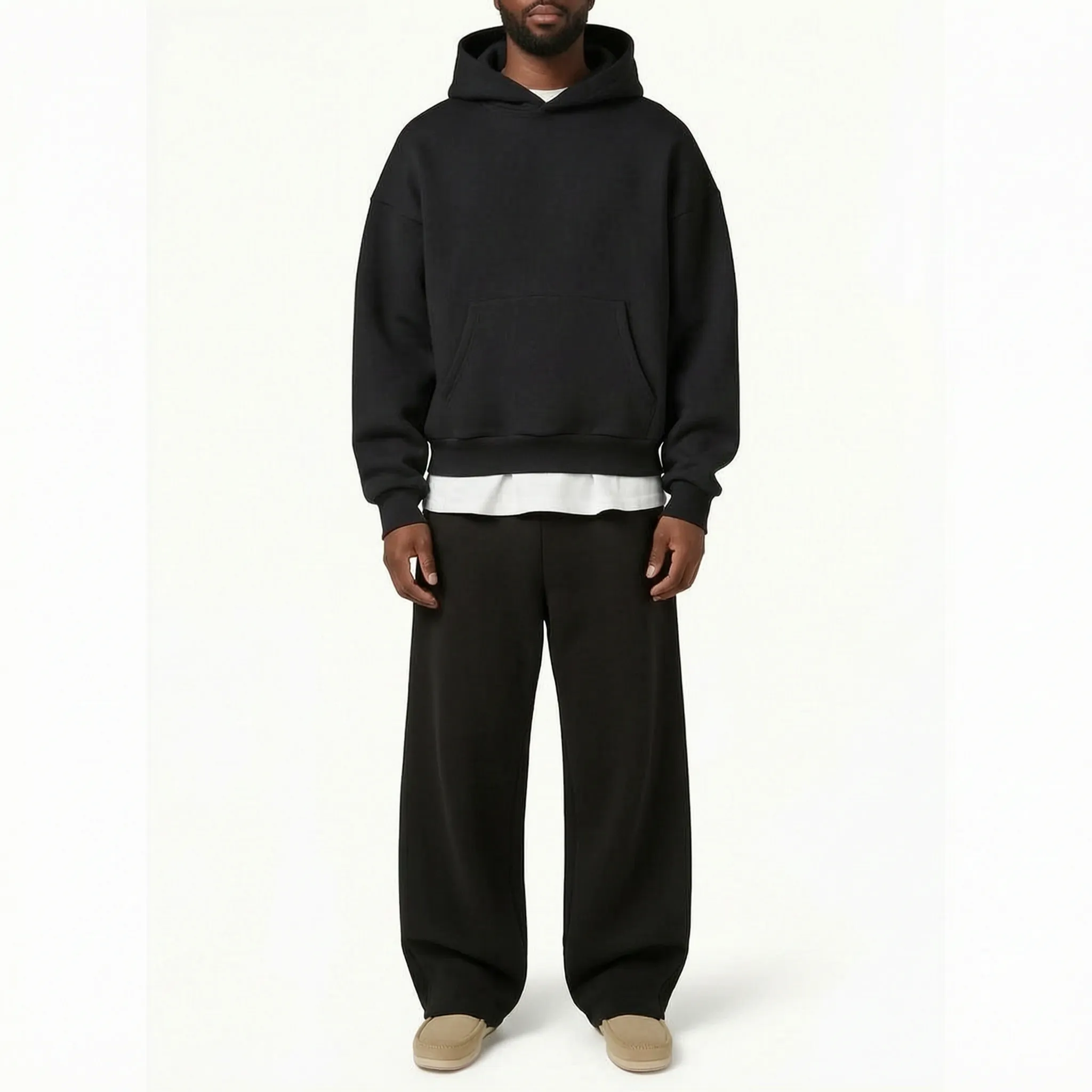 Louxis  - Relaxed Fit Matching Mens Tracksuit Set Relaxing At Home