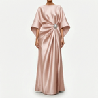 LuminaDrape  - Draped Long Evening Dress Formal Events