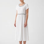 Luminara  - Short Sleeve Lace Midi Dress Summer Holidays