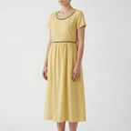 Luminara  - Short Sleeve Lace Midi Dress Summer Holidays