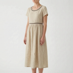 Luminara  - Short Sleeve Lace Midi Dress Summer Holidays