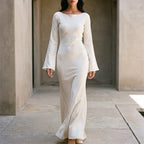 Luminia  - Long Sleeve Maxi Dress Attending Formal Events
