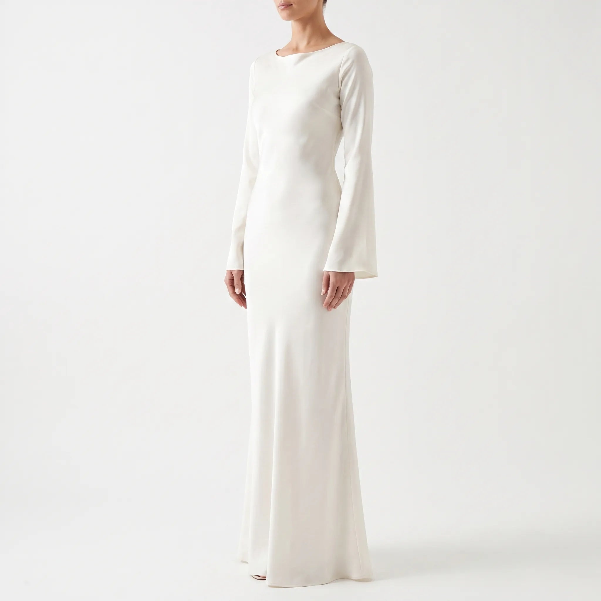 Luminia  - Long Sleeve Maxi Dress Attending Formal Events