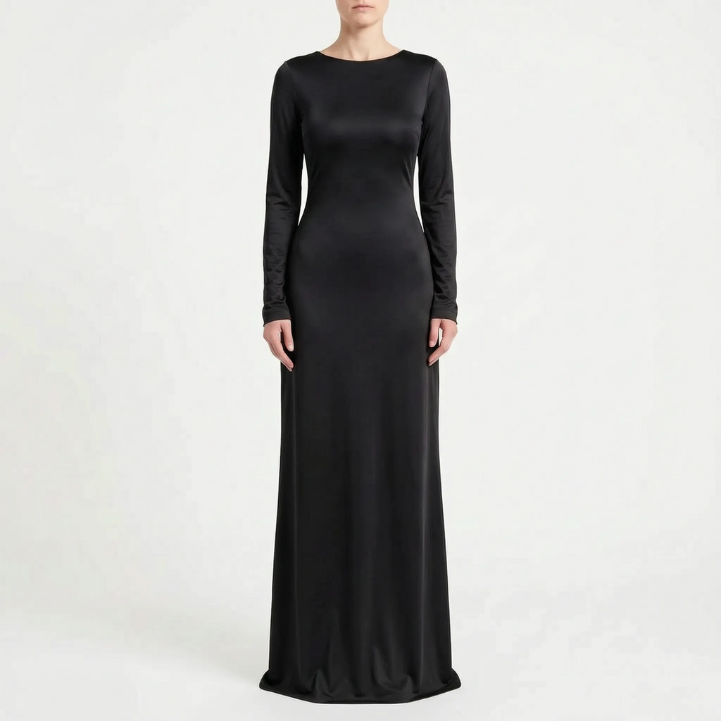 Luminia  - Long Sleeve Maxi Dress Attending Formal Events