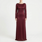 Luminia  - Long Sleeve Maxi Dress Attending Formal Events