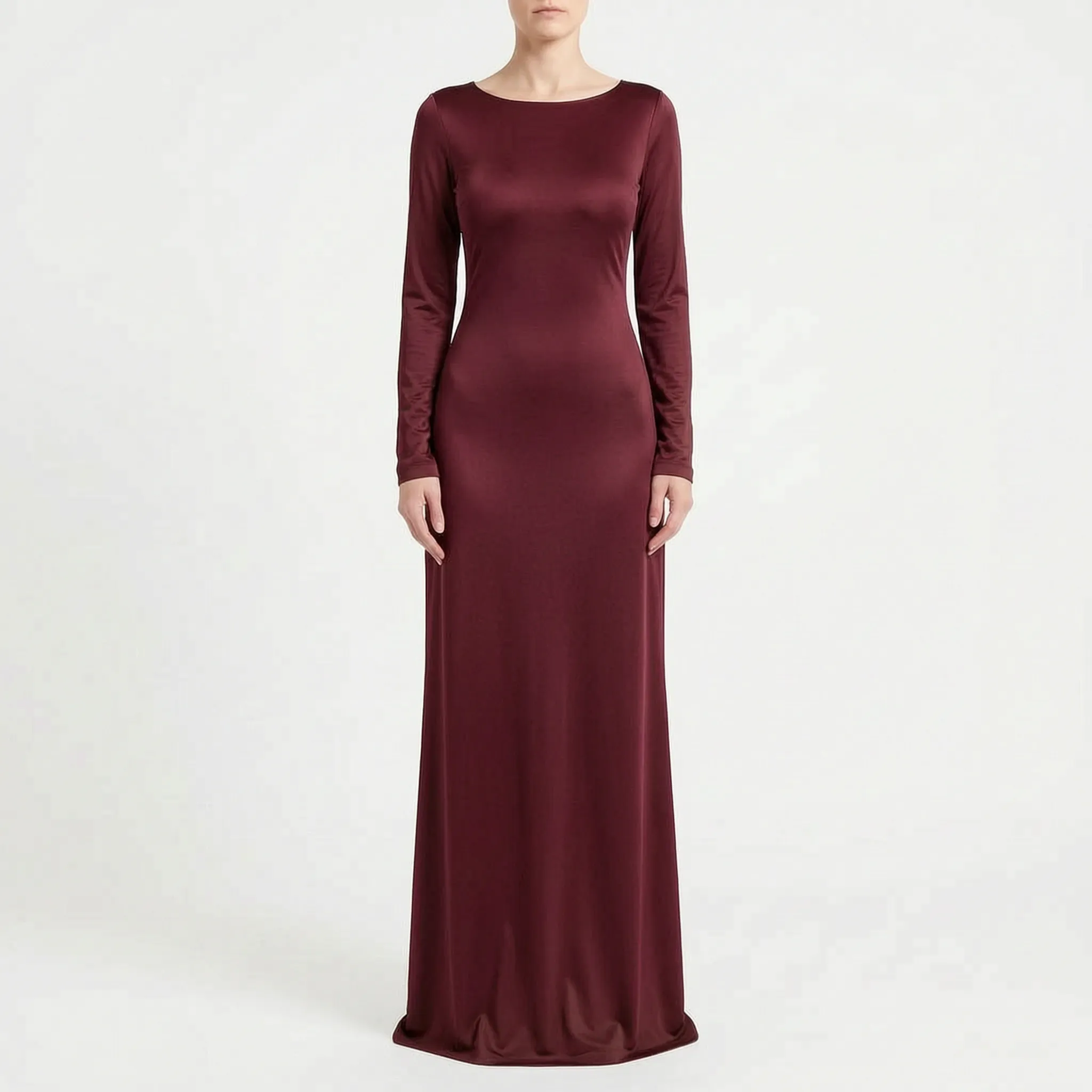 Luminia  - Long Sleeve Maxi Dress Attending Formal Events