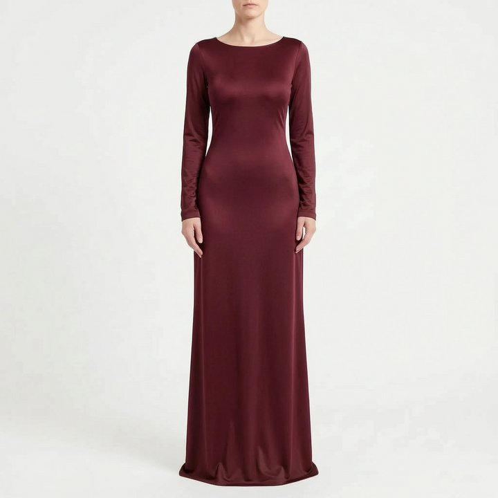 Luminia  - Long Sleeve Maxi Dress Attending Formal Events