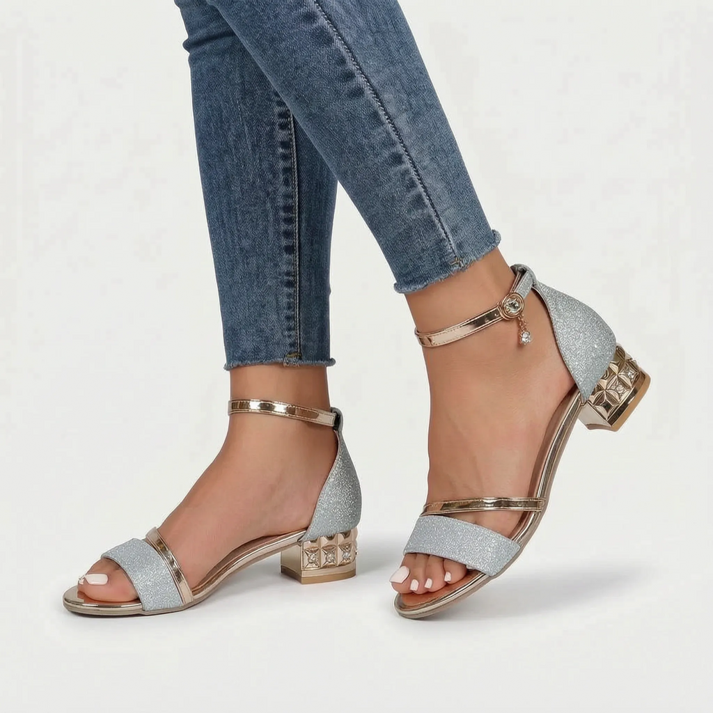 Luminis  - Supportive Block Heel Sandals Evening Events