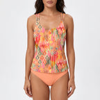 Lumisa  - High-Waisted Patterned Ladies Tankini Beach Holidays