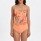 Lumisa  - High-Waisted Patterned Ladies Tankini Beach Holidays