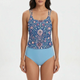 Lumisa  - High-Waisted Patterned Ladies Tankini Beach Holidays