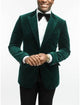 Men's Tailored Velvet Evening Blazer