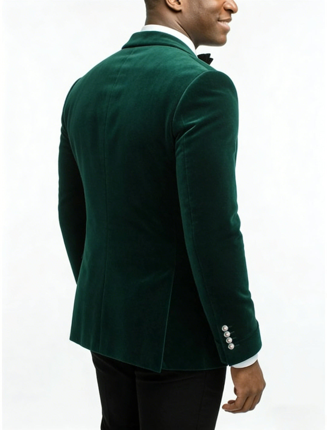 Men's Tailored Velvet Evening Blazer
