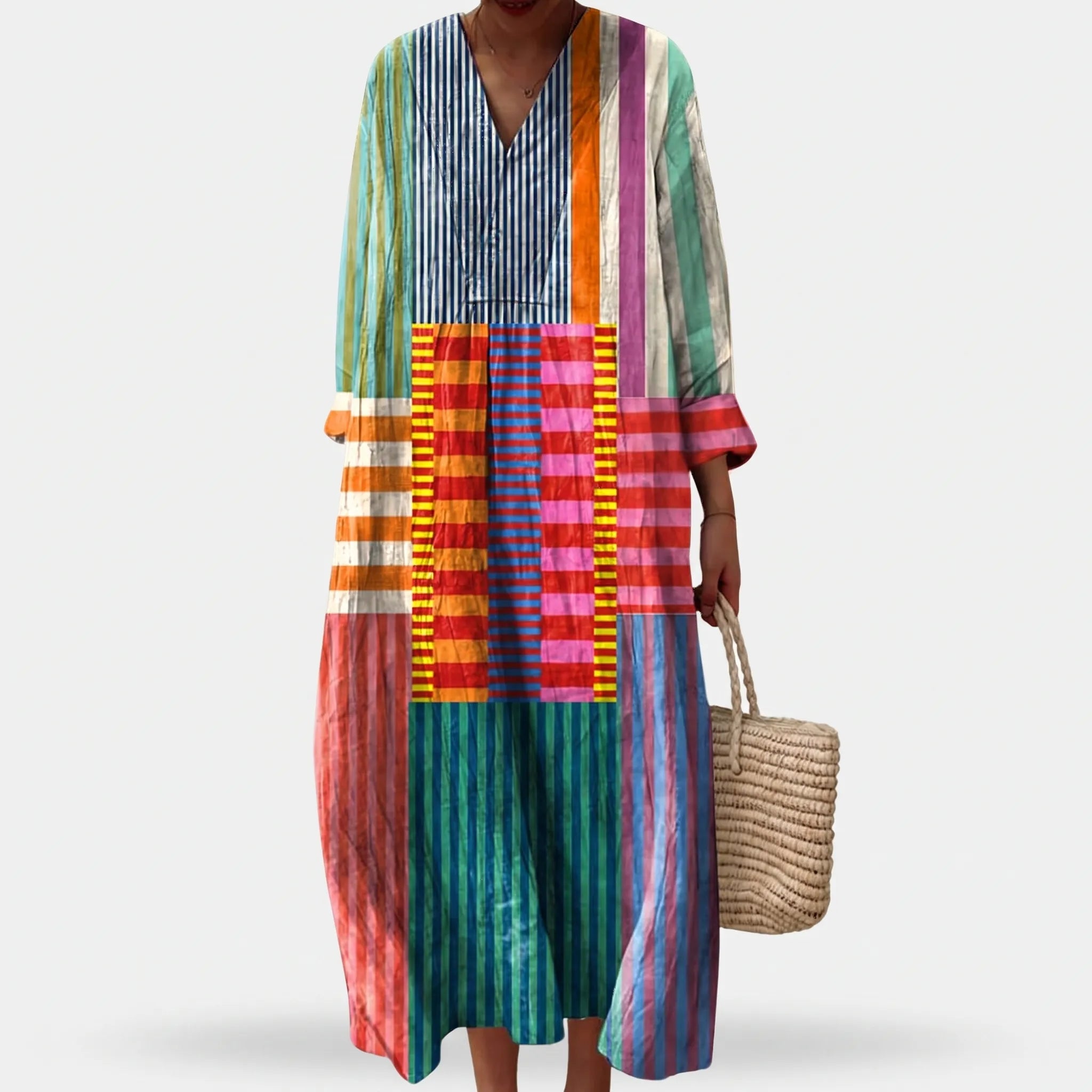 Marisole  - Flowy Printed Summer Dress Beach Walks
