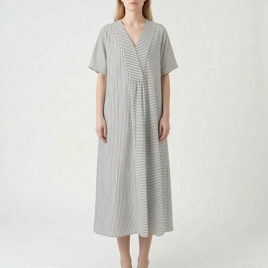 Marisole  - Flowy Printed Summer Dress Beach Walks