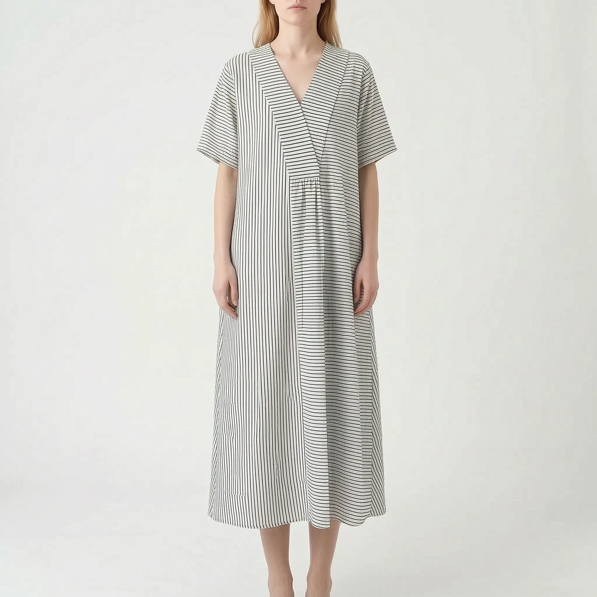 Marisole  - Flowy Printed Summer Dress Beach Walks