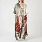 Marisole  - Flowy Printed Summer Dress Beach Walks