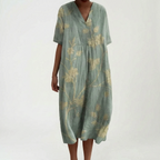 Marisole  - Flowy Printed Summer Dress Beach Walks