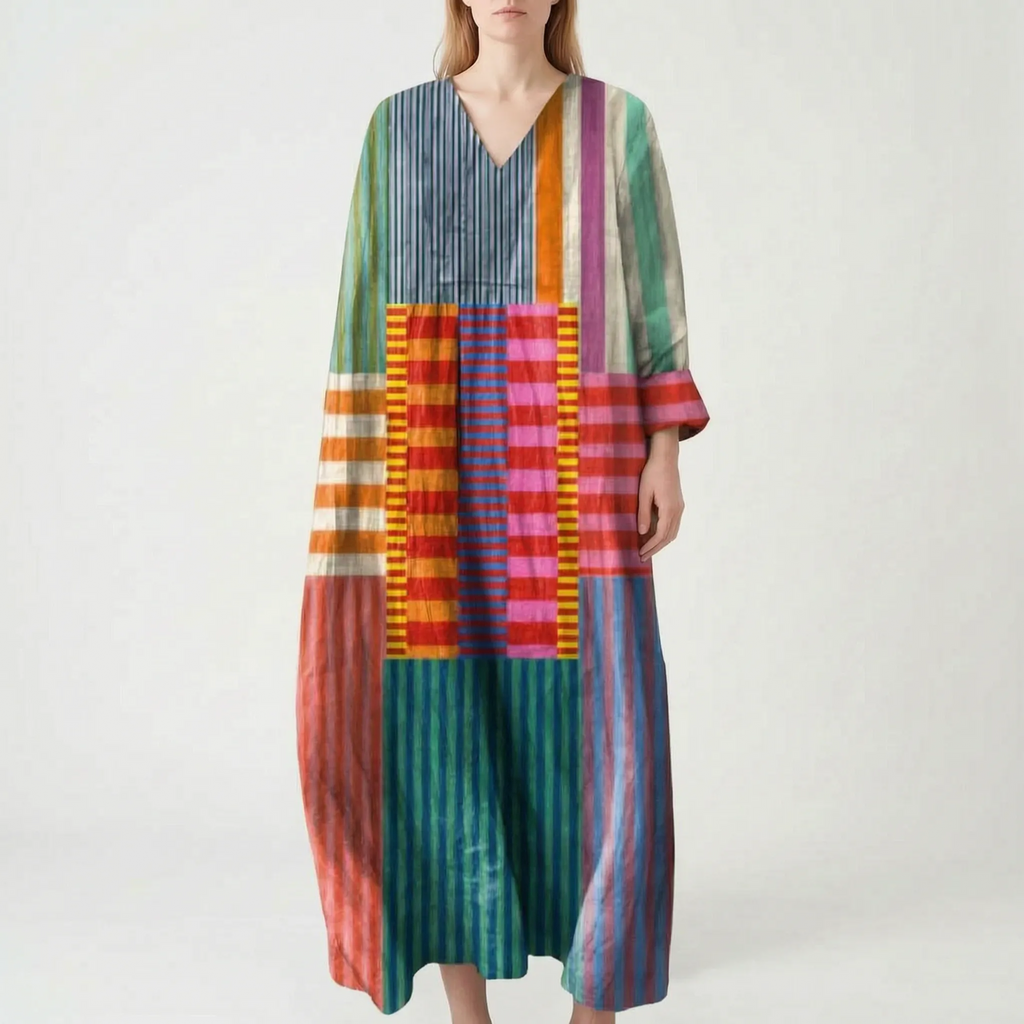 Marisole  - Flowy Printed Summer Dress Beach Walks