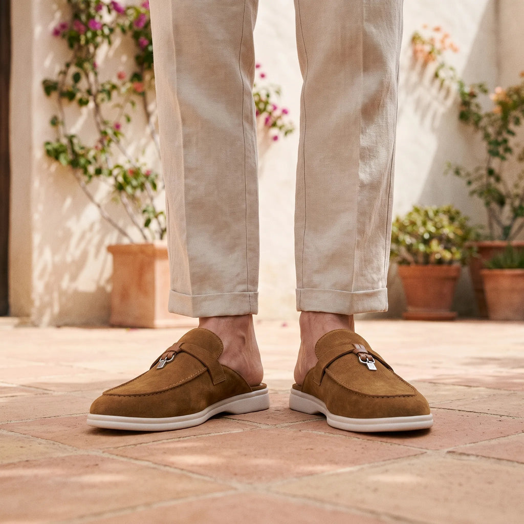 Mavryk  - Casual Open Back Mens Mules Quick Slip-On Dressing