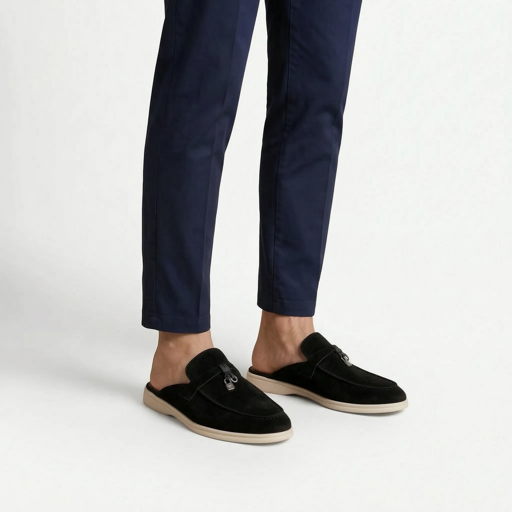 Mavryk  - Casual Open Back Mens Mules Quick Slip-On Dressing