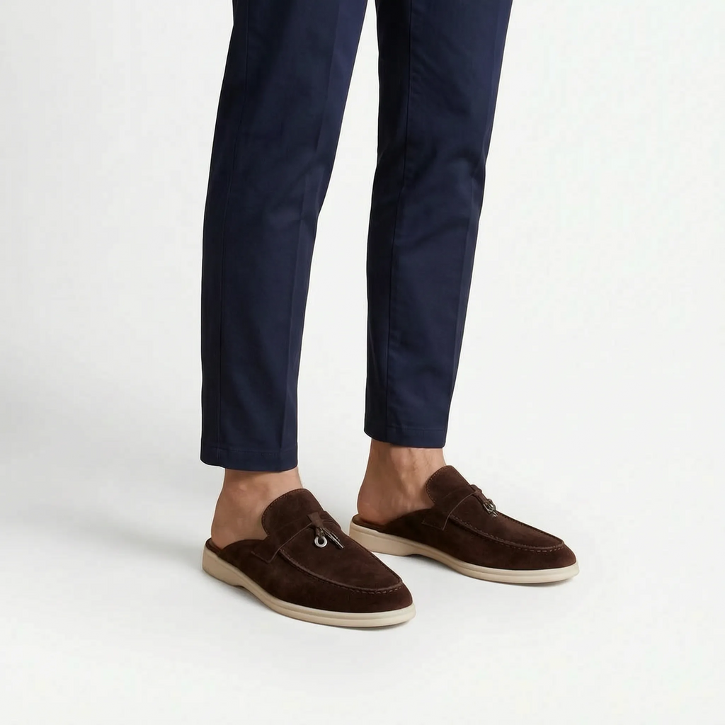 Mavryk  - Casual Open Back Mens Mules Quick Slip-On Dressing