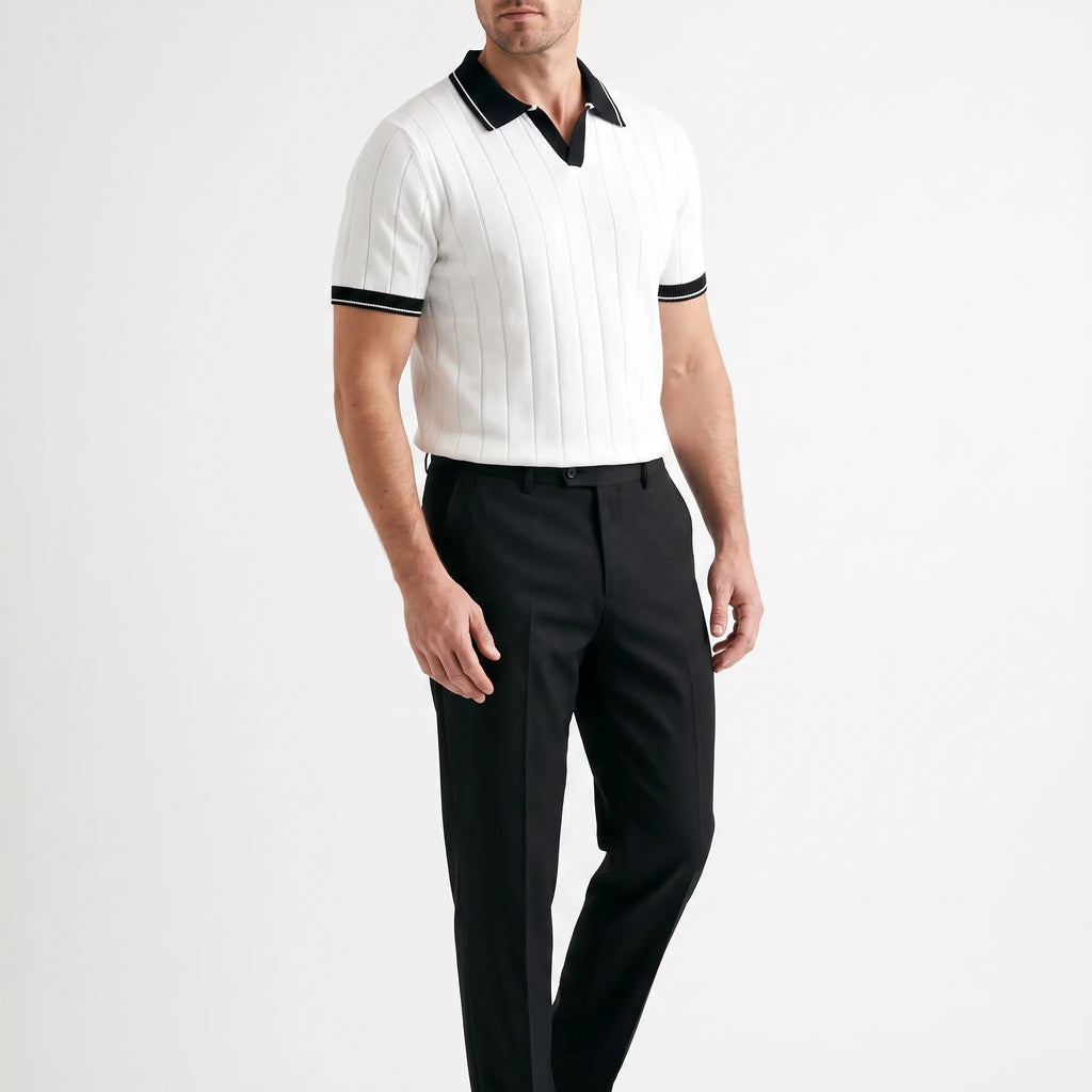 Modaro  - Ribbed Two-Piece Outfit Smart Casual Events