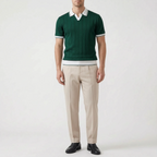 Modaro  - Ribbed Two-Piece Outfit Smart Casual Events