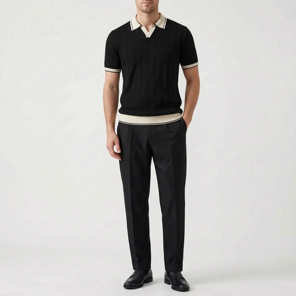 Modaro  - Ribbed Two-Piece Outfit Smart Casual Events