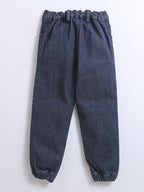 Unisex hooded top with striped sleeves and jogger trousers set